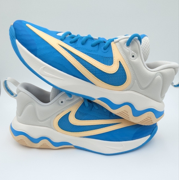 Nike GIANNIS IMMORTALITY 3 Phantom/Blue Basketball Shoes  DZ7533 002 - Picture 3 of 9